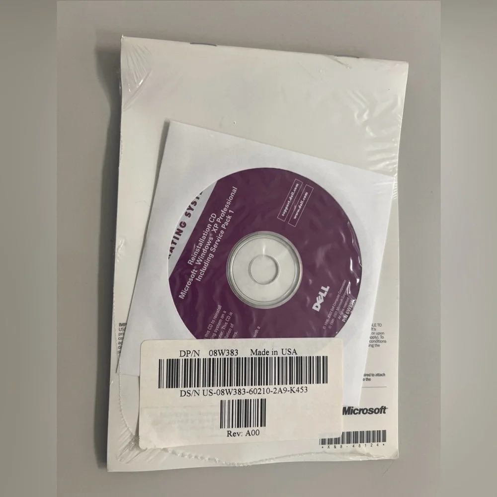 NWT Dell Reinstallation CD Microsoft Windows XP Professional Service Pack 2002